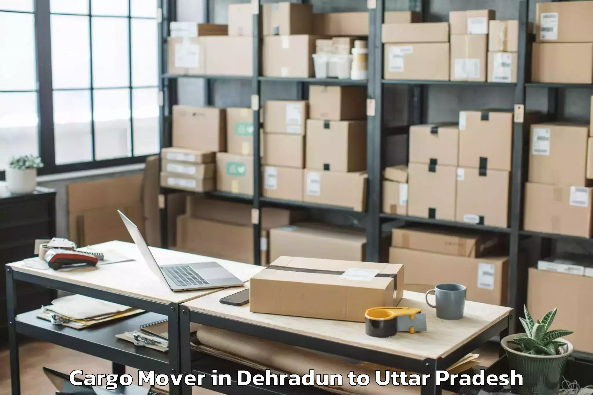 Easy Dehradun to Uttar Pradesh University Of Me Cargo Mover Booking